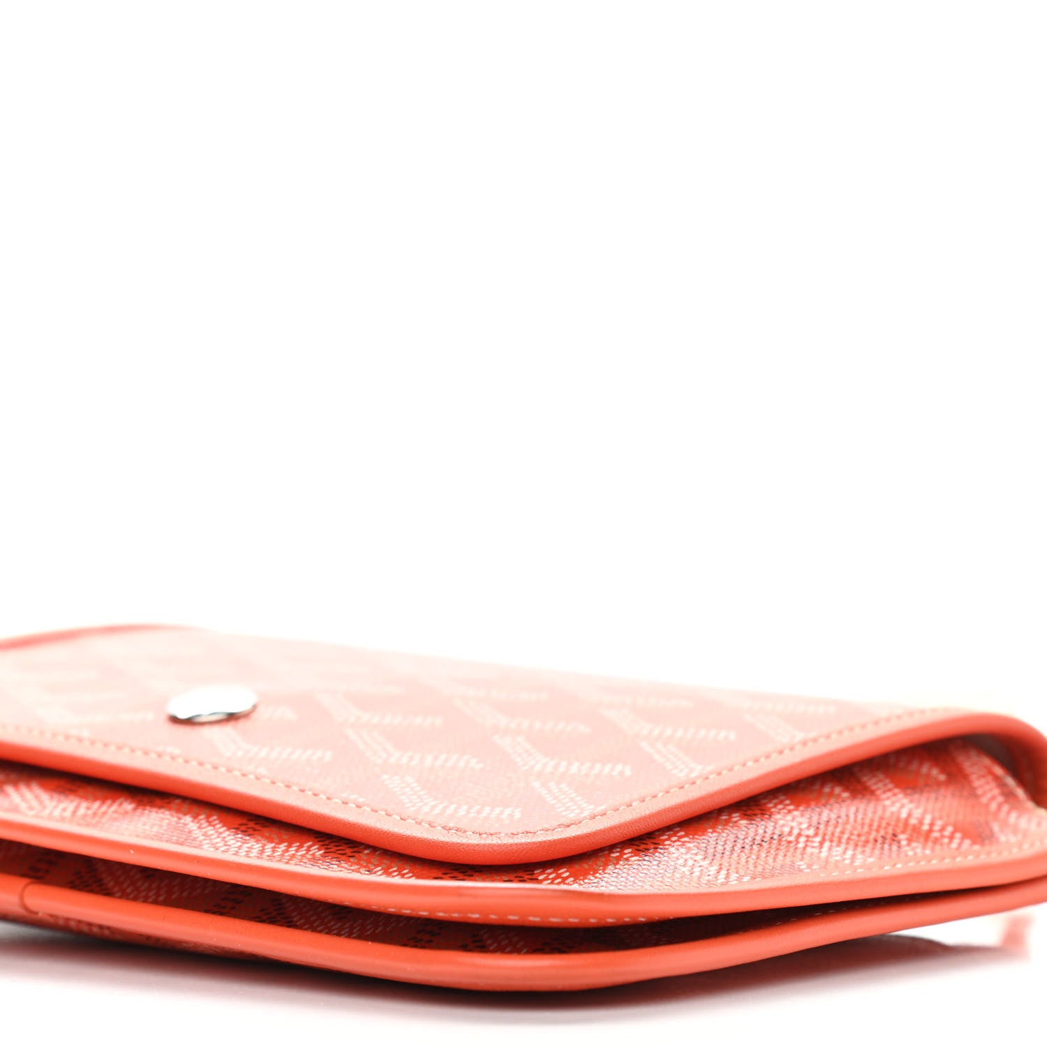 Goyard Goyardine Plumet Wallet Clutch Orange 6 of 11