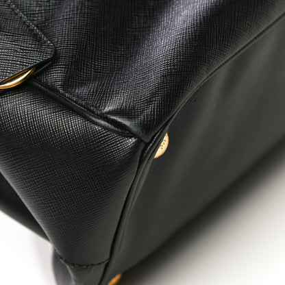 Prada Saffiano Large Galleria Double Zip Tote Black 8 of 24