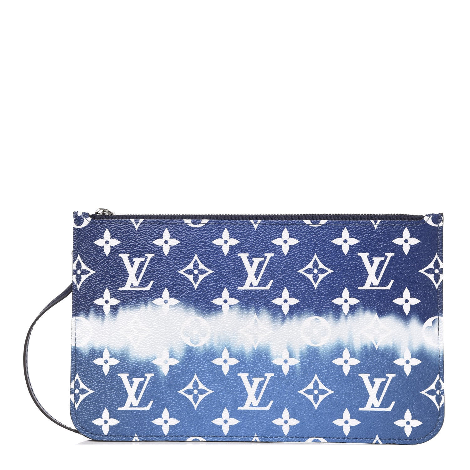 Louis Vuitton Monogram Escale Neverfull MM GM Pochette Blue 1 of 7