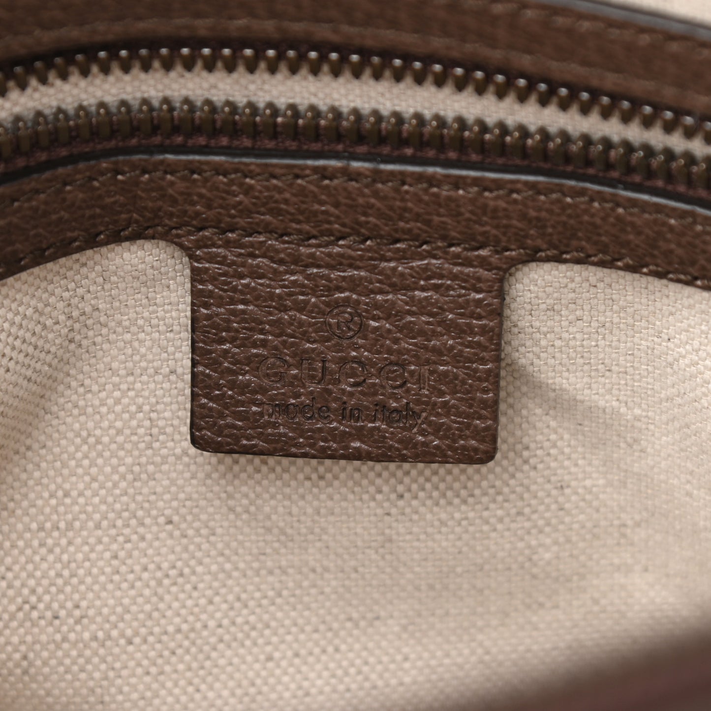 GG Supreme Monogram Web Small Ophidia Messenger Bag Brown