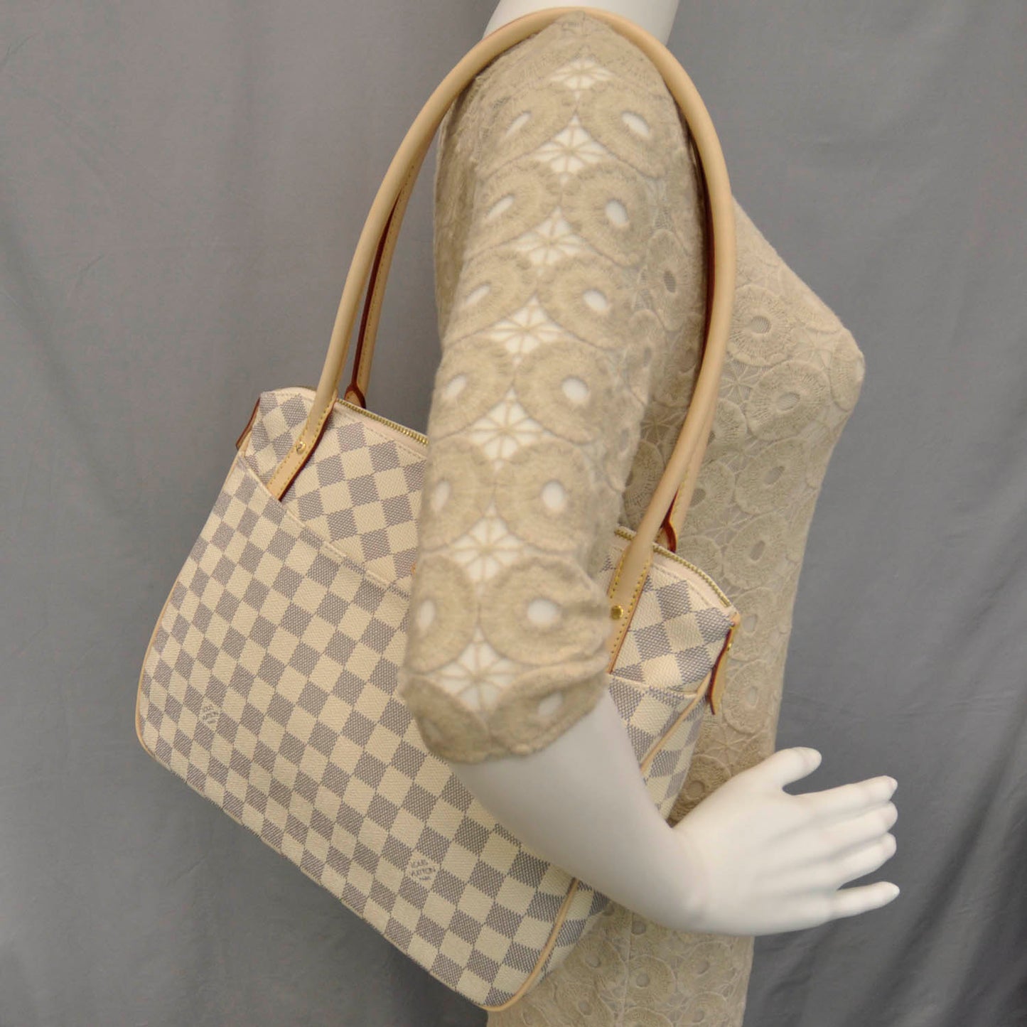 Damier Azur Figheri PM