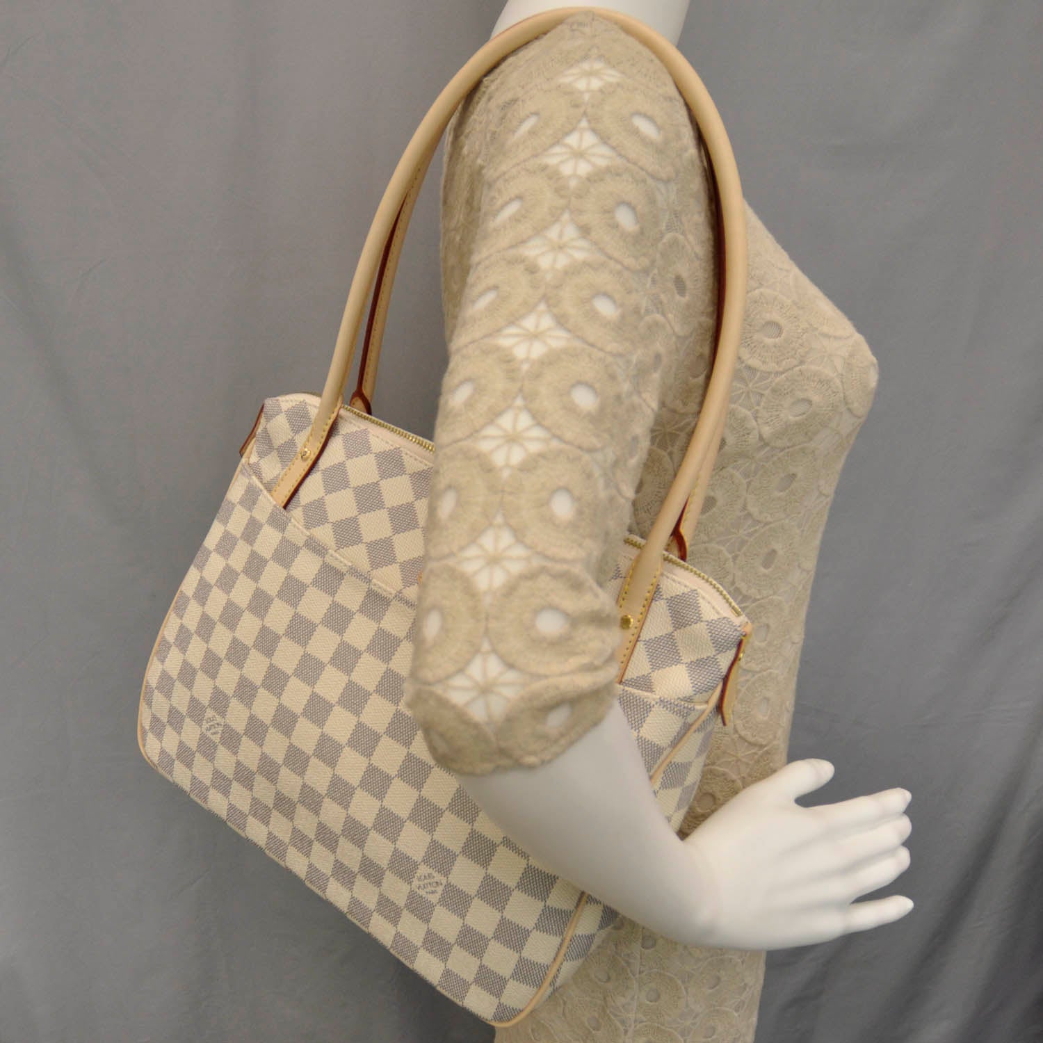 Louis Vuitton Damier Azur Figheri PM 2 of 9