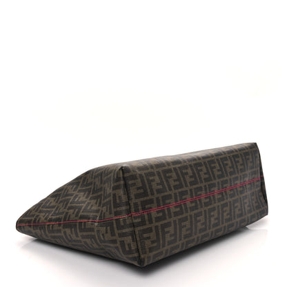 Fendi Zucca Spalmati Large Roll Tote Tobacco Fuxia 4 of 12