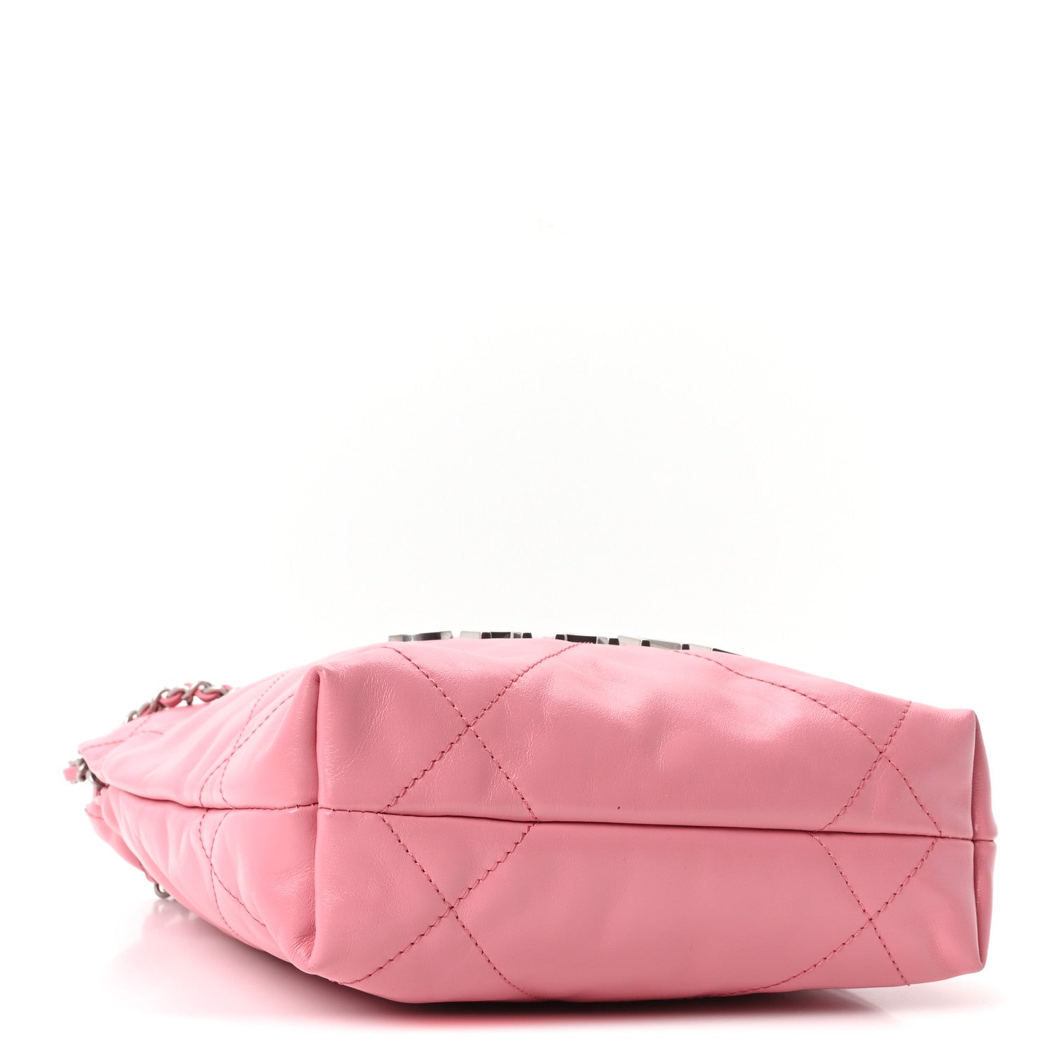 Chanel Shiny Calfskin Quilted Mini Chanel 22 Pink 4 of 10