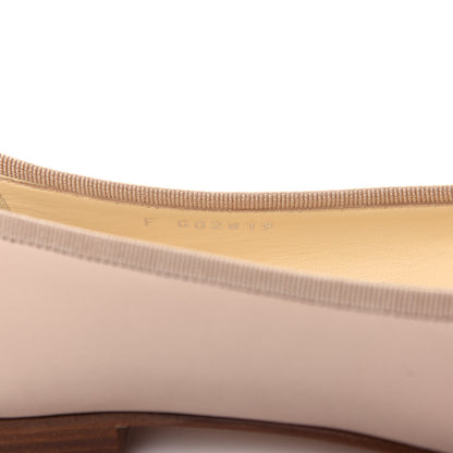 Chanel Lambskin Cap Toe CC Ballerina Flats 39.5 Beige 10 of 10