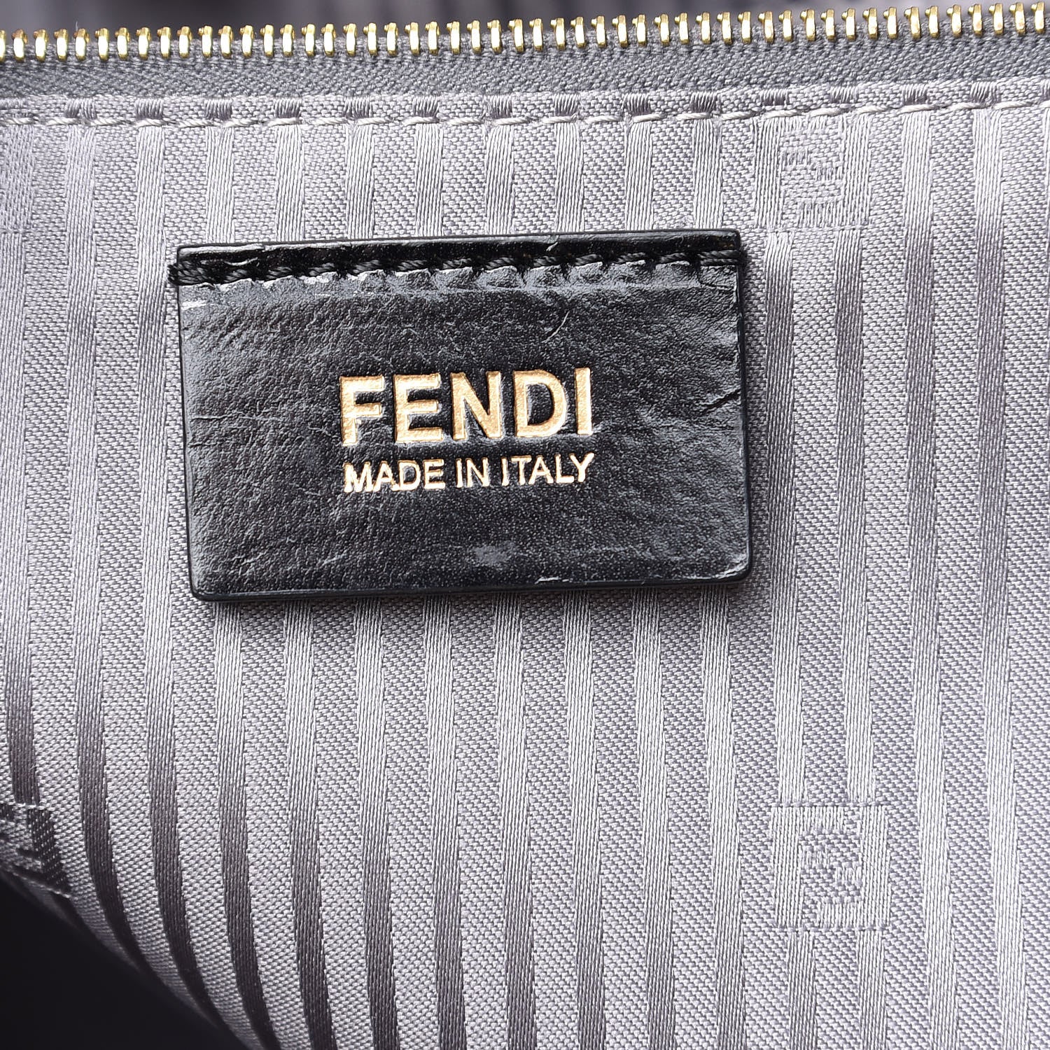Fendi Vitello Elite Large 2Jours Tote Grigio Grigio Chiaro 8 of 15