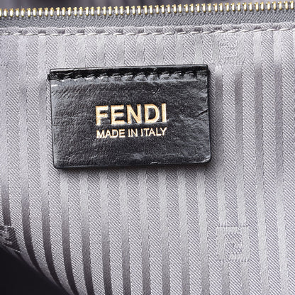 Fendi Vitello Elite Large 2Jours Tote Grigio Grigio Chiaro 8 of 15