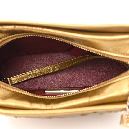 Chanel Metallic Snakeskin Small Gabrielle Hobo Gold 5 of 12