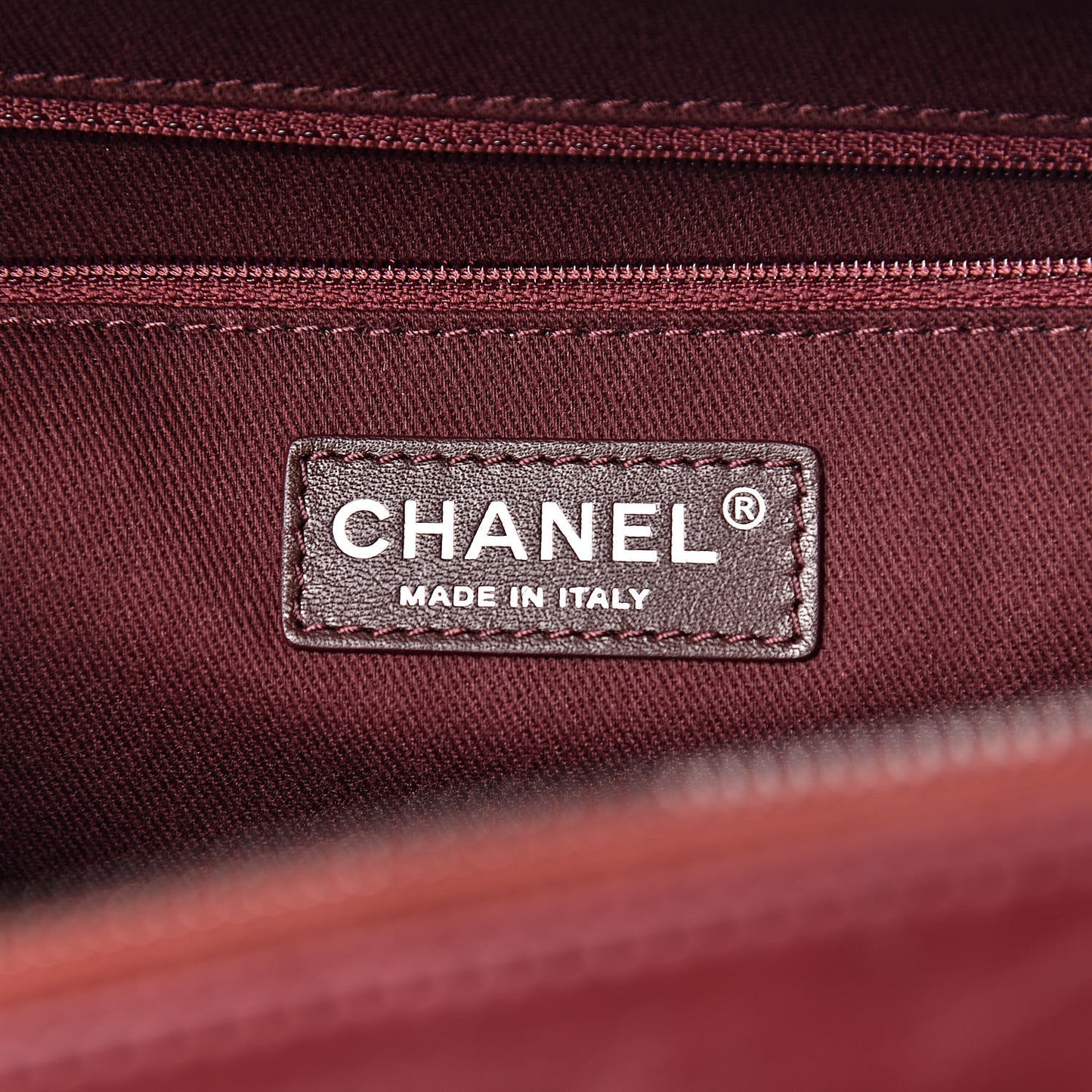 Aged Calfskin Small Bowling Bag Burgundy