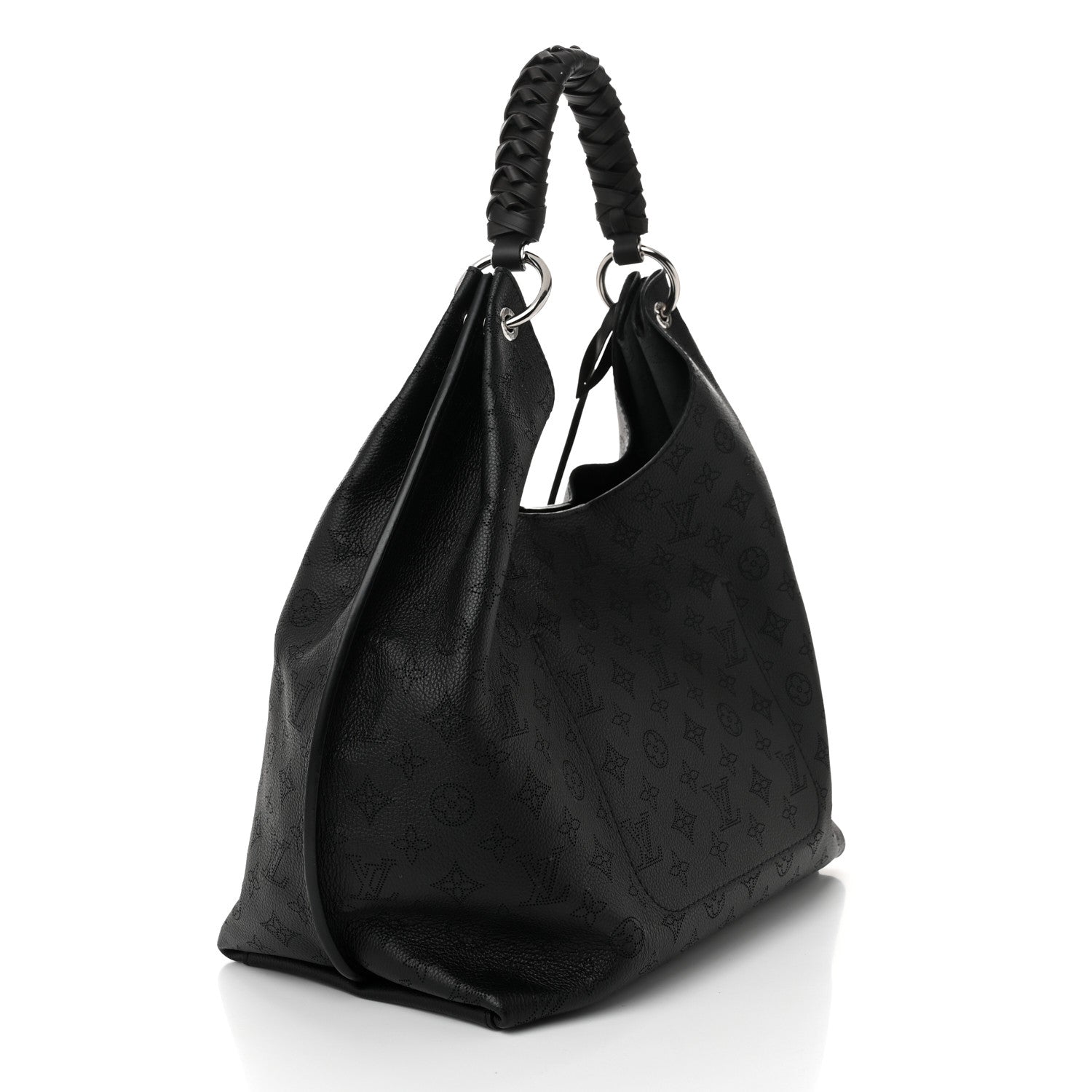 Louis Vuitton Mahina Carmel Hobo Black 3 of 9