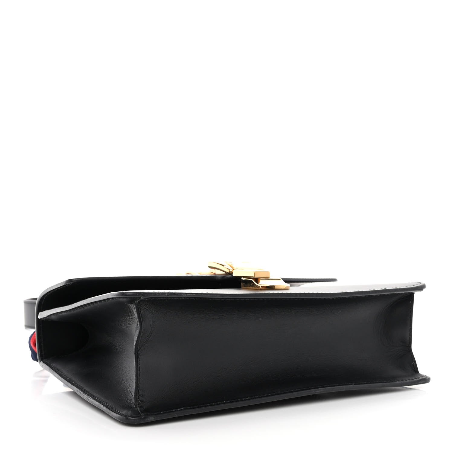 Gucci Calfskin Small Sylvie Shoulder Bag Black 4 of 16
