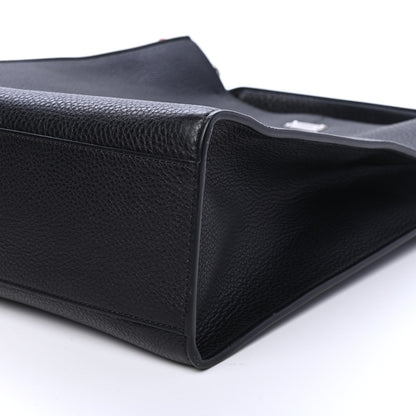 Fendi Cuoio Romano Fabric Marlon Vitello Century Peekaboo X-Lite Fit Black Rosso White Ice 7 of 8