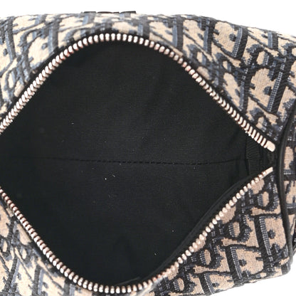 Christian Dior Oblique Roller Messenger Bag Blue 5 of 10