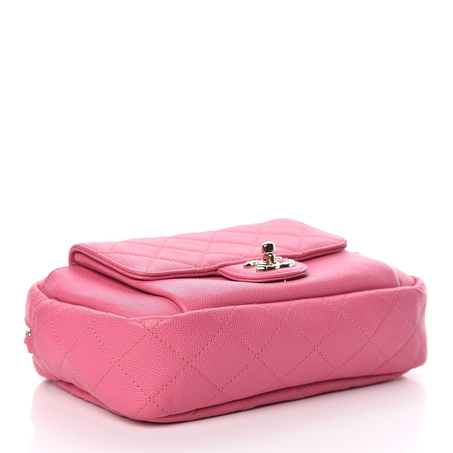 Chanel Caviar Quilted CC Day Camera Case Pink 4 of 11