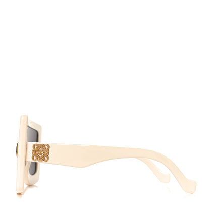 Loewe Acetate Anagram Shield Sunglasses LW40104I Beige 3 of 7