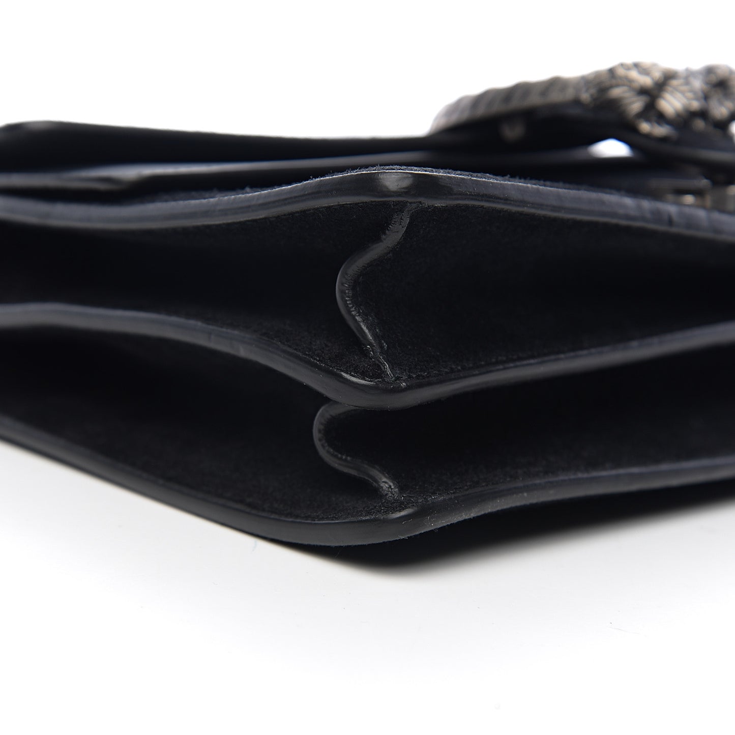 Suede Small Dionysus Shoulder Bag Black