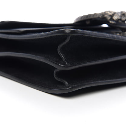 Gucci Suede Small Dionysus Shoulder Bag Black 7 of 9