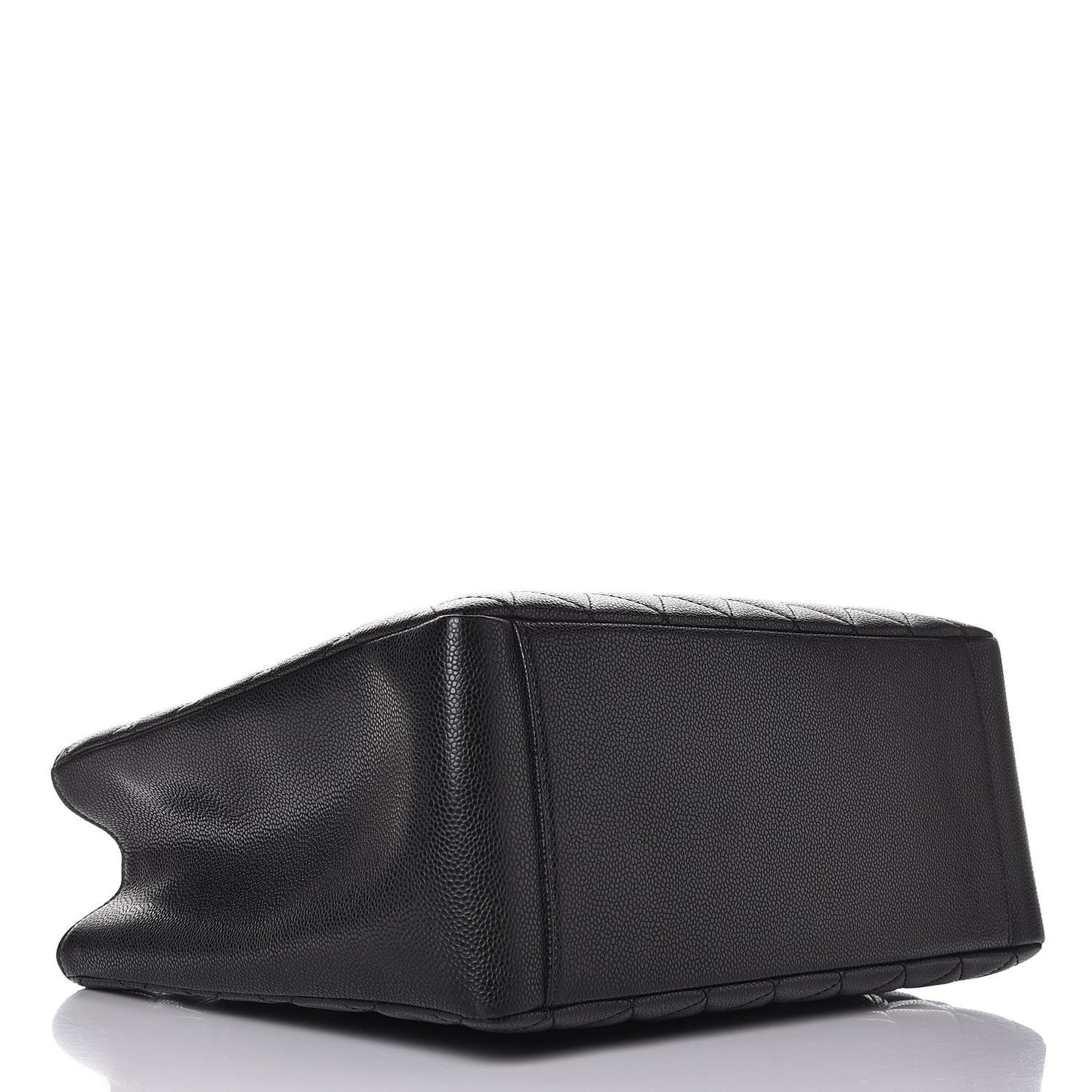 Caviar Quilted Grand Shopping Tote GST Black
