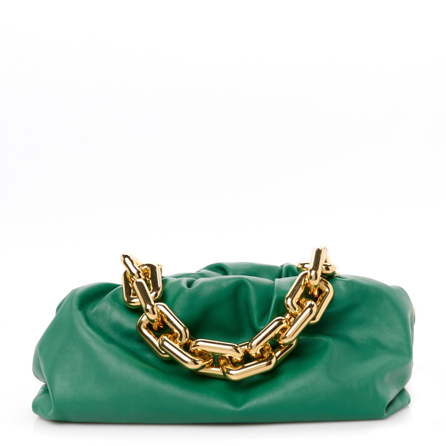 Bottega Veneta Calfskin The Pouch Chain Raintree 1 of 10