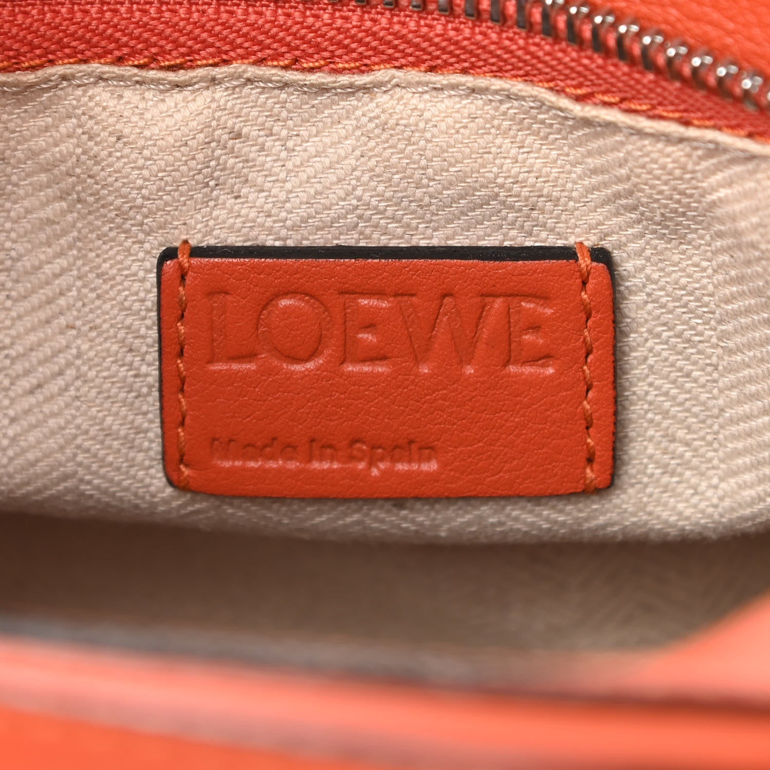 Loewe Calfskin Small Puzzle Bag Coral 10 of 19