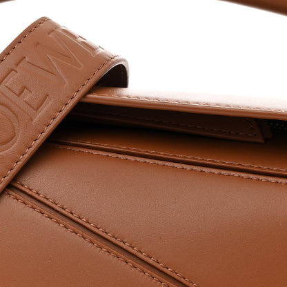 Loewe Satin Calfskin Small Puzzle Bag Pecan 7 of 9