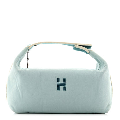 Hermes Canvas Small Bride-A-Brac Pouch Eucalyptus 1 of 8