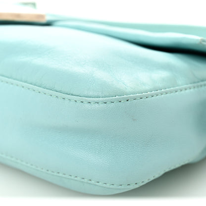 Fendi Nappa Elefante Baguette Light Blue 9 of 9