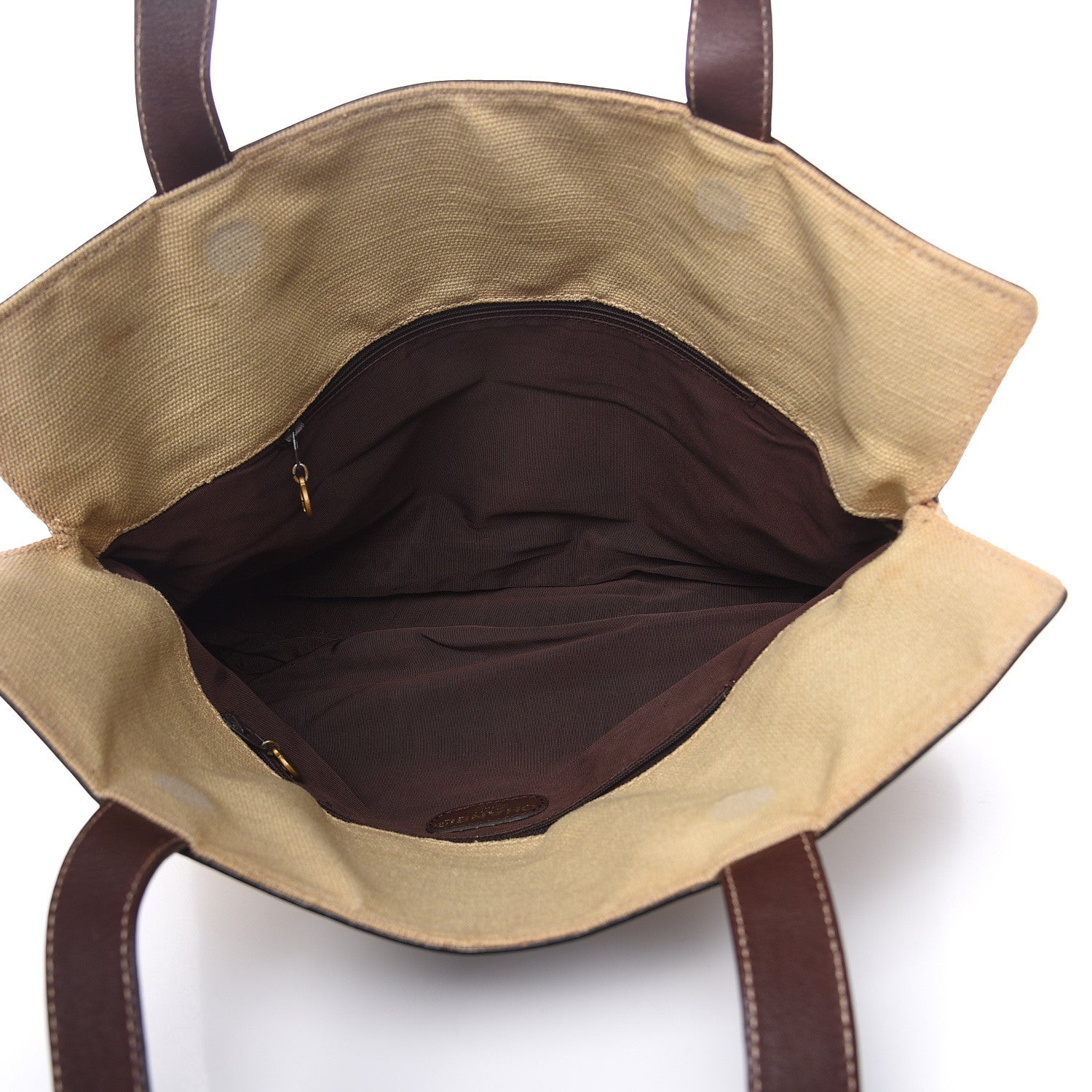 Chanel Straw Raffia Summer Tote Beige Brown 5 of 19