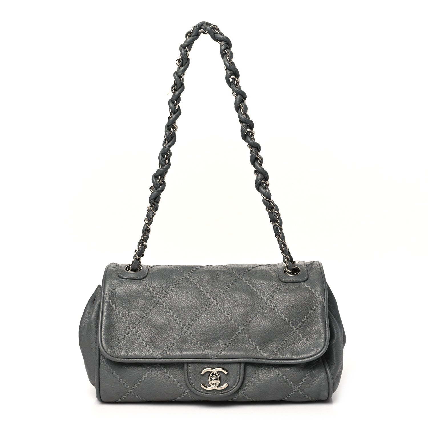 Chanel Calfskin Ultimate Stitch Flap Gray 1 of 10