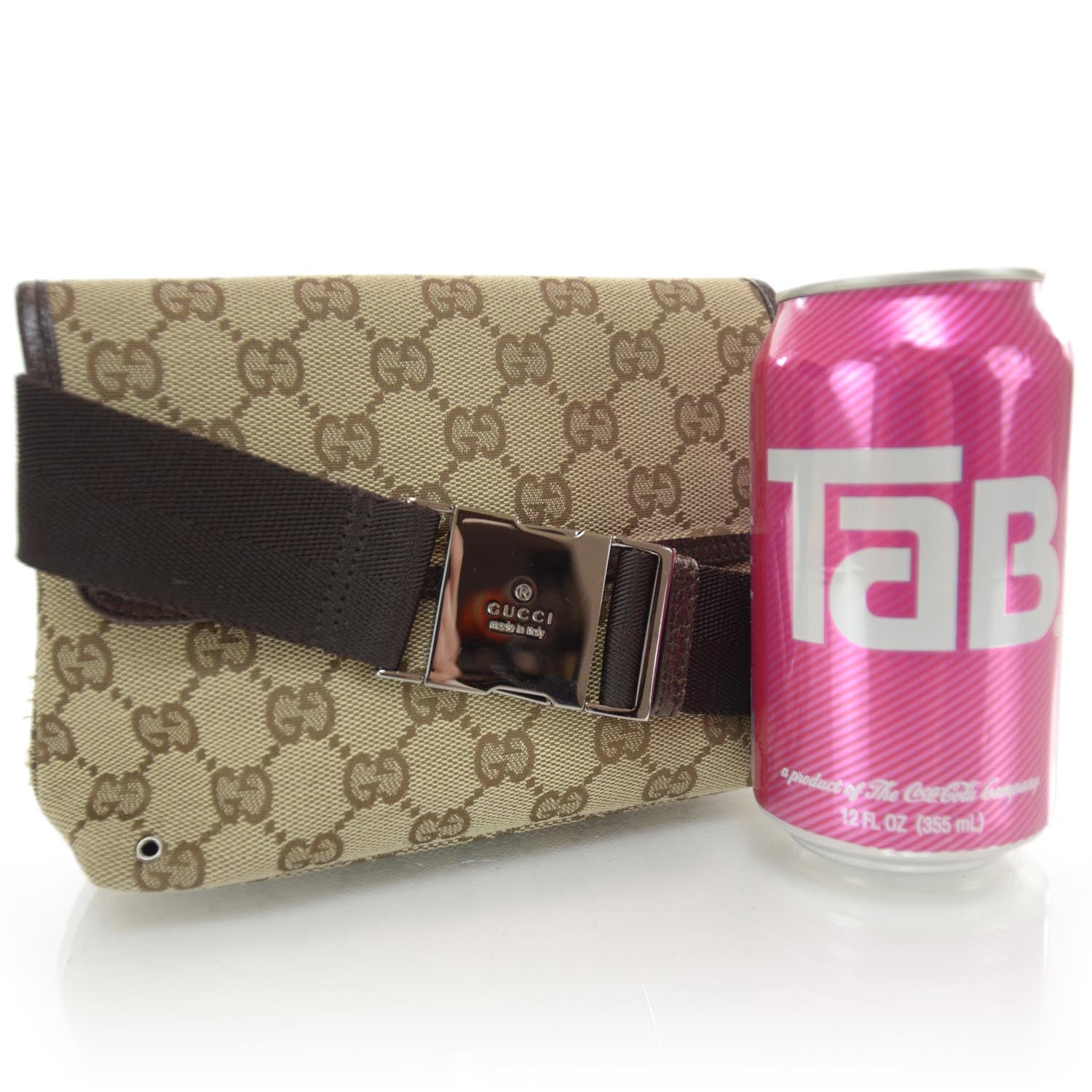 Gucci GG Monogram Flight Belt Bag Dark Brown 3 of 8