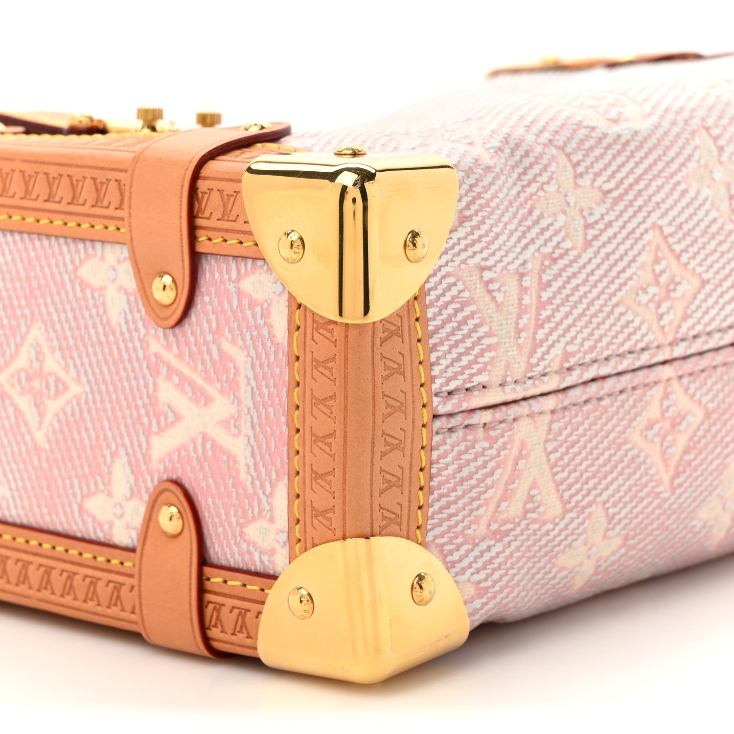 Louis Vuitton Monoglam Side Trunk Rose 9 of 10