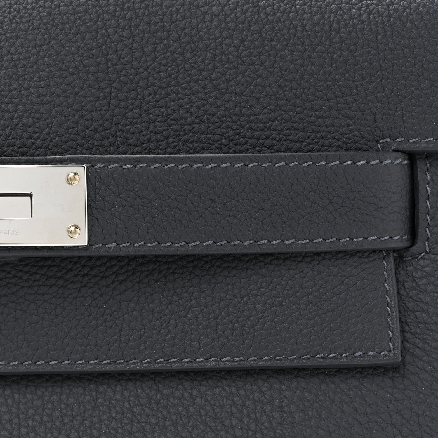 Hermes Togo Kelly Messenger PM Gris Misty 8 of 11