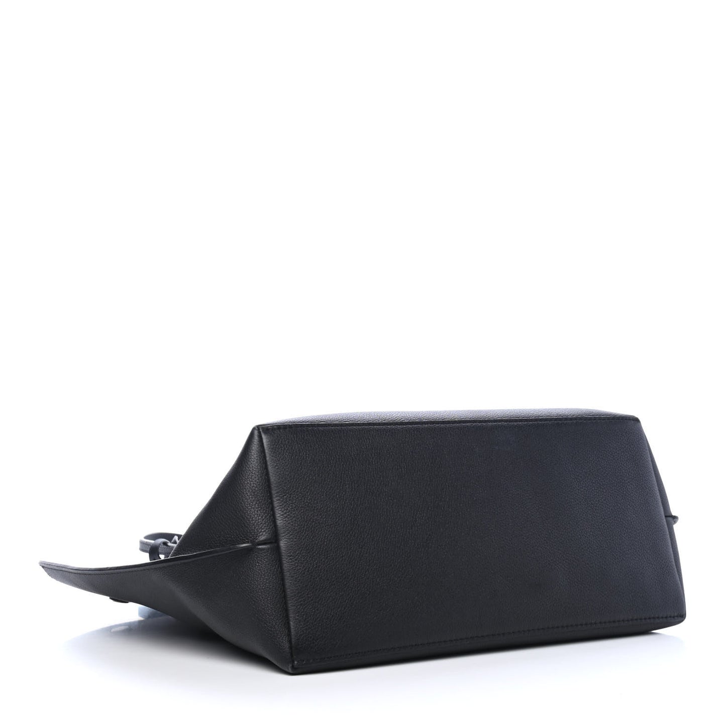 Calfskin Lockme Go Tote Black