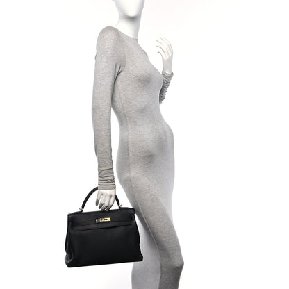 Hermes Togo Kelly Retourne 32 Black 2 of 13