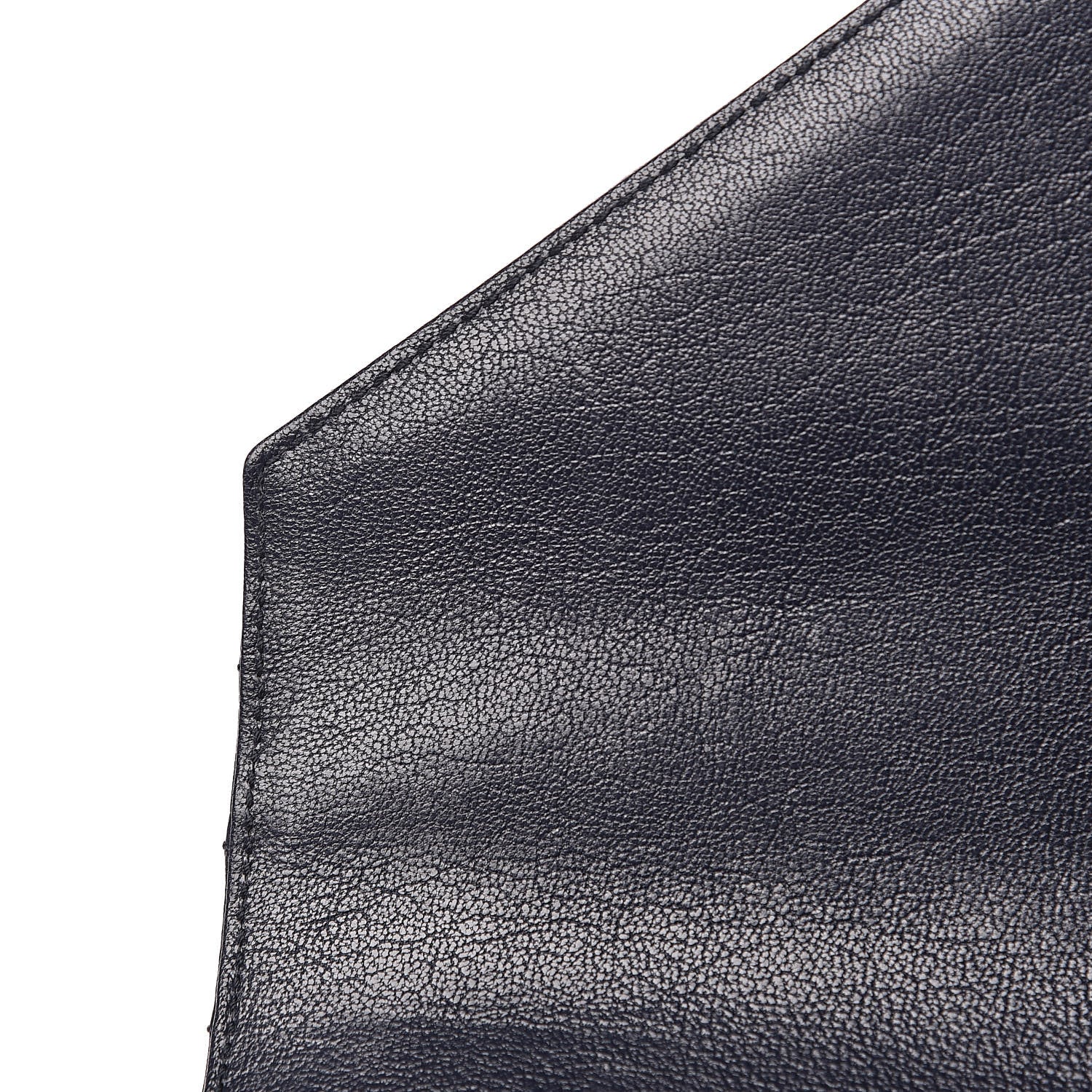 Saint Laurent Sheepskin Matelasse Chevron Monogram Large College Satchel Navy Blue 13 of 19