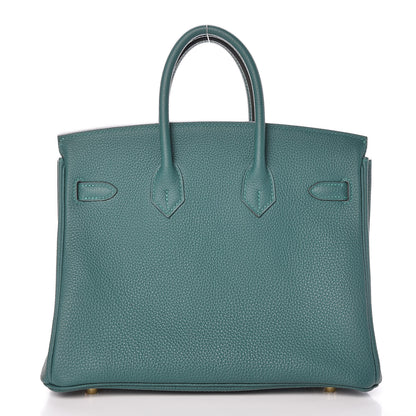 Hermes Togo Birkin 25 Malachite 4 of 38