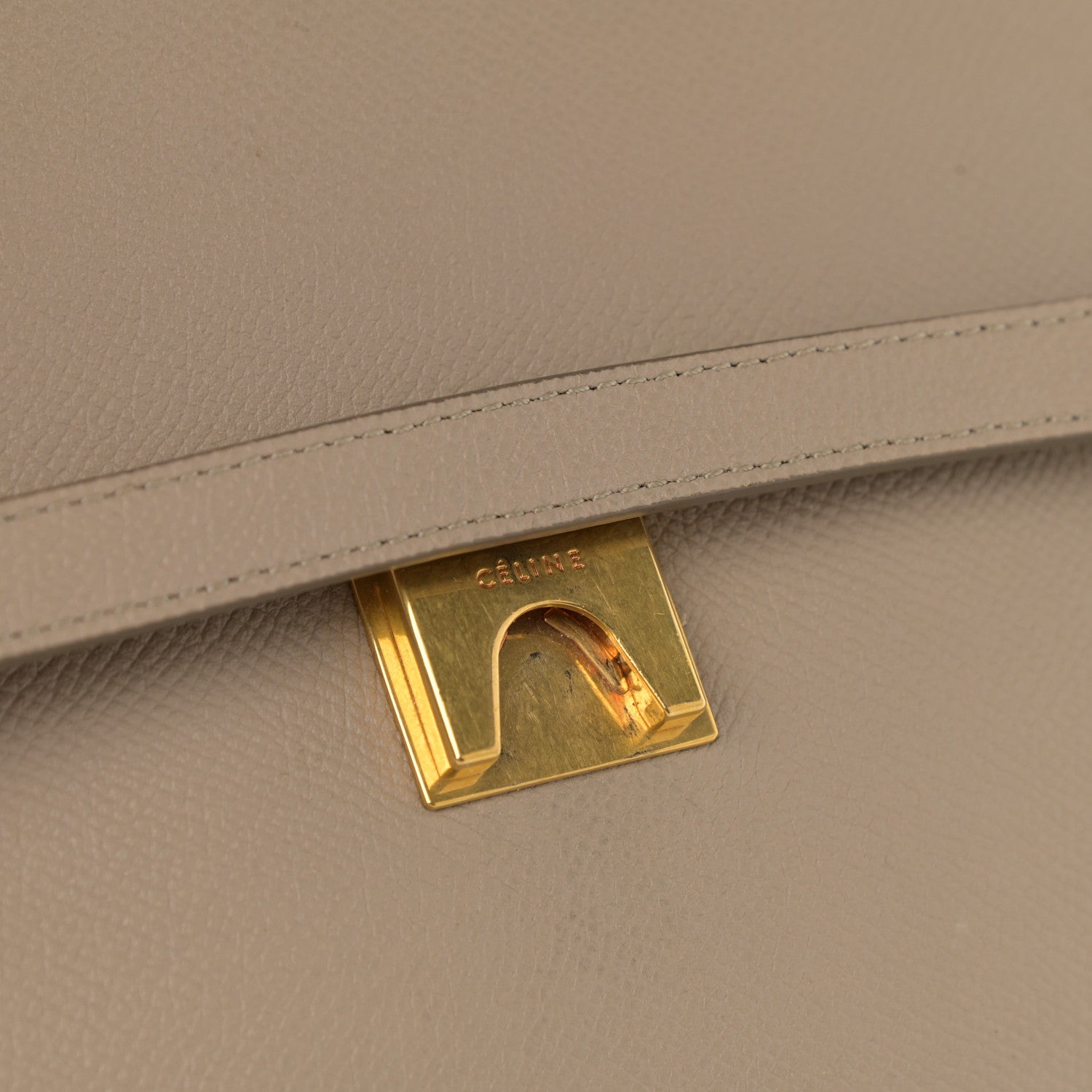 Celine Grained Calfskin Mini Belt Bag Light Taupe 14 of 14