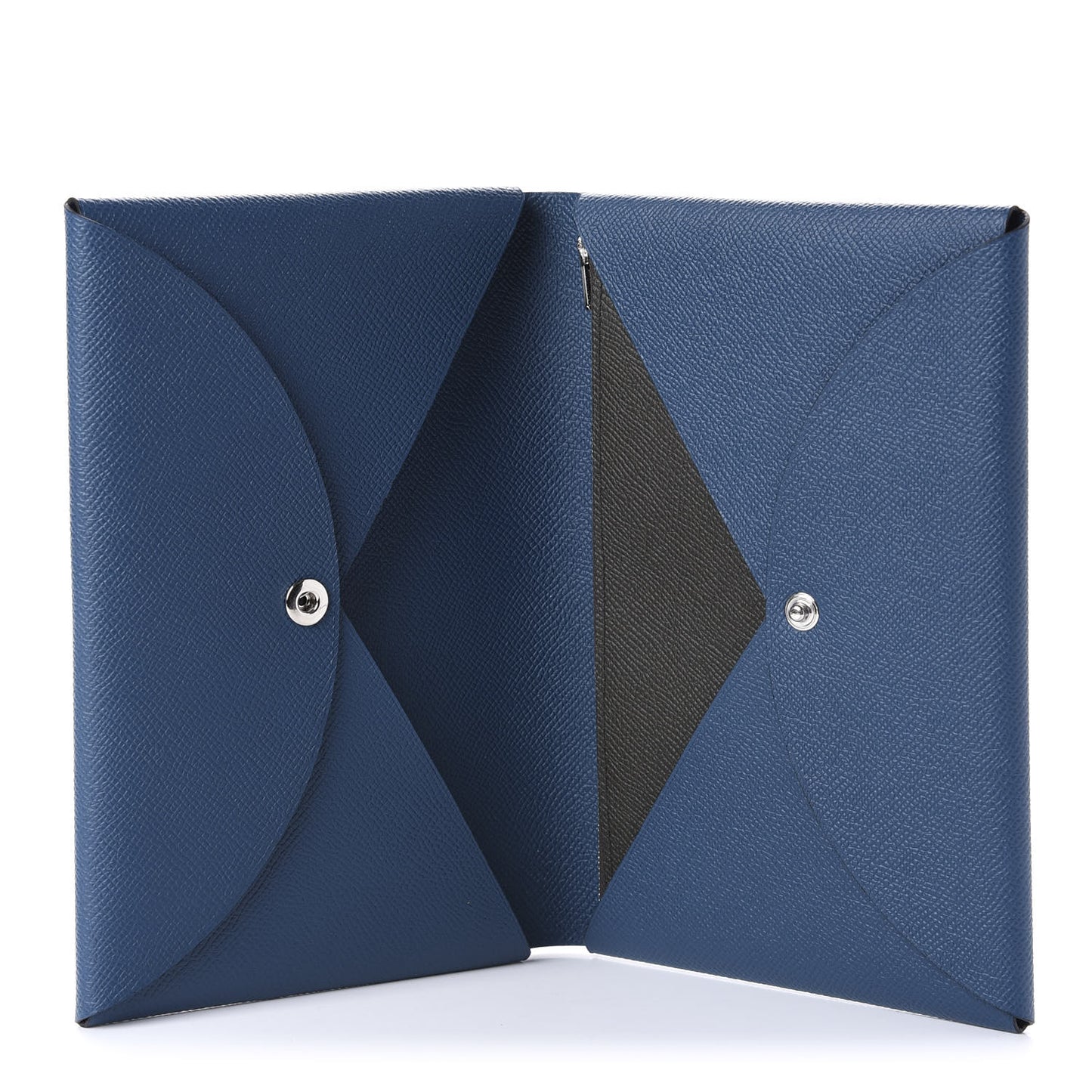 Epsom Calvi Pouch Bleu Agate Black