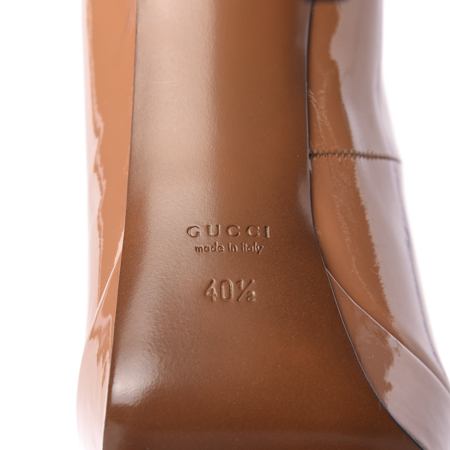 Gucci Patent Platform Betty Pumps 40.5 Winter Rose 9 of 9