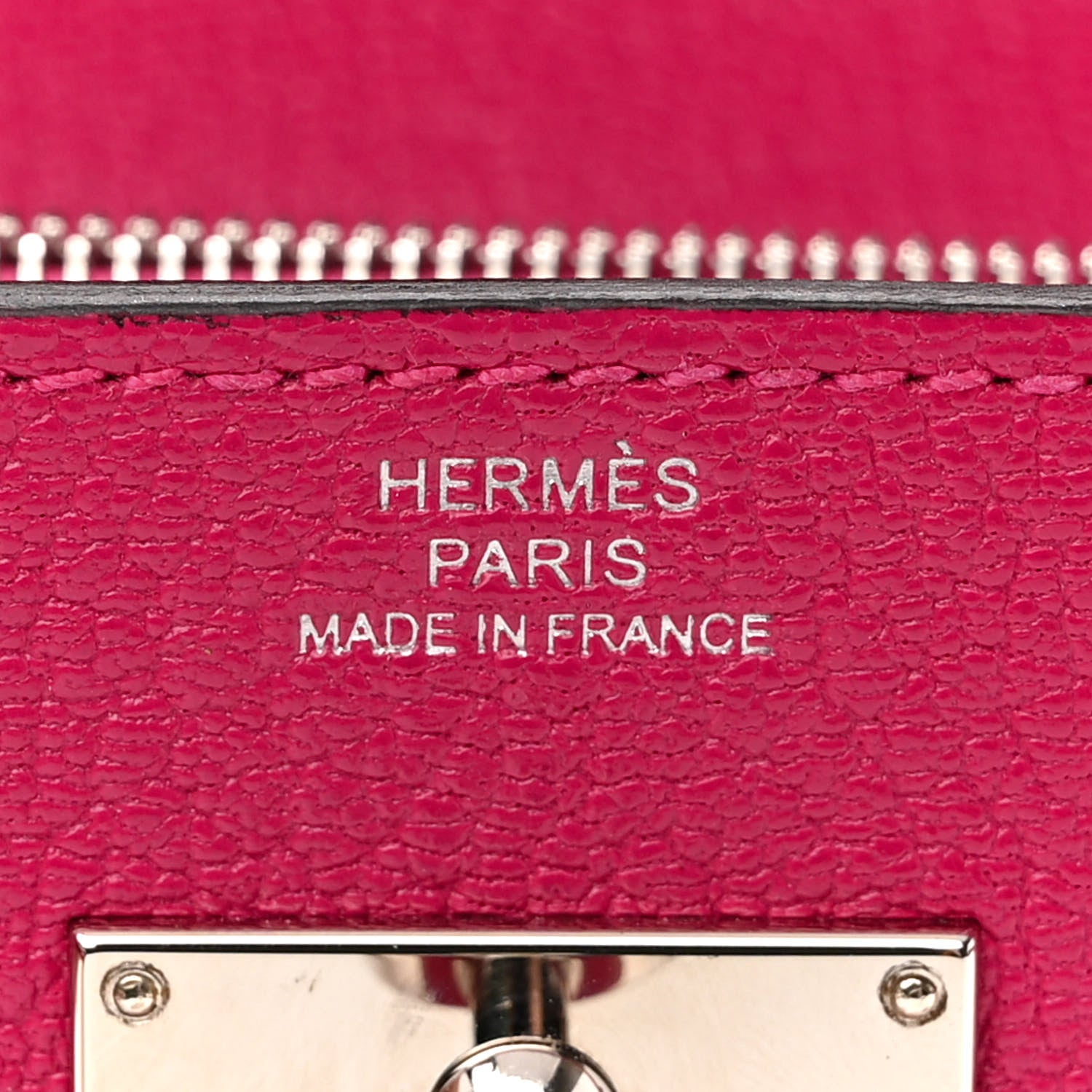 Hermes Chevre Mysore Kelly Wallet To Go Rose Mexico 6 of 12