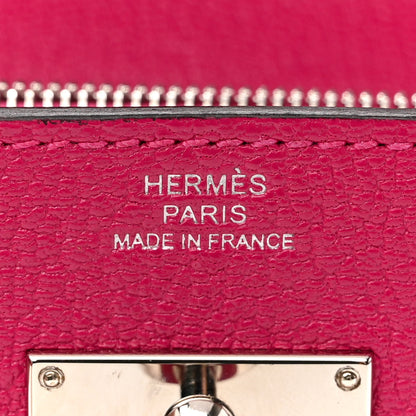 Hermes Chevre Mysore Kelly Wallet To Go Rose Mexico 6 of 12