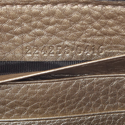 Gucci Monogram Bamboo Tassel Zip Around Wallet Gold 7 of 9