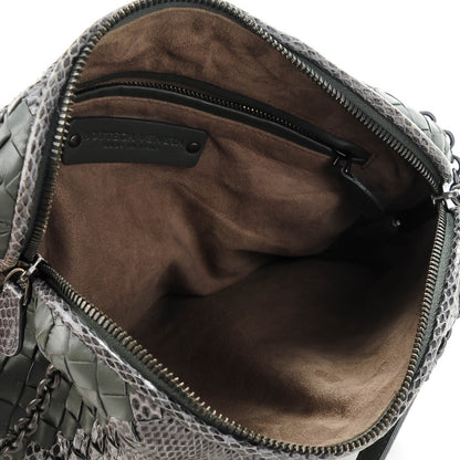 Bottega Veneta Nappa Intrecciato Ayers Crossbody Messenger New Light Grey 5 of 8