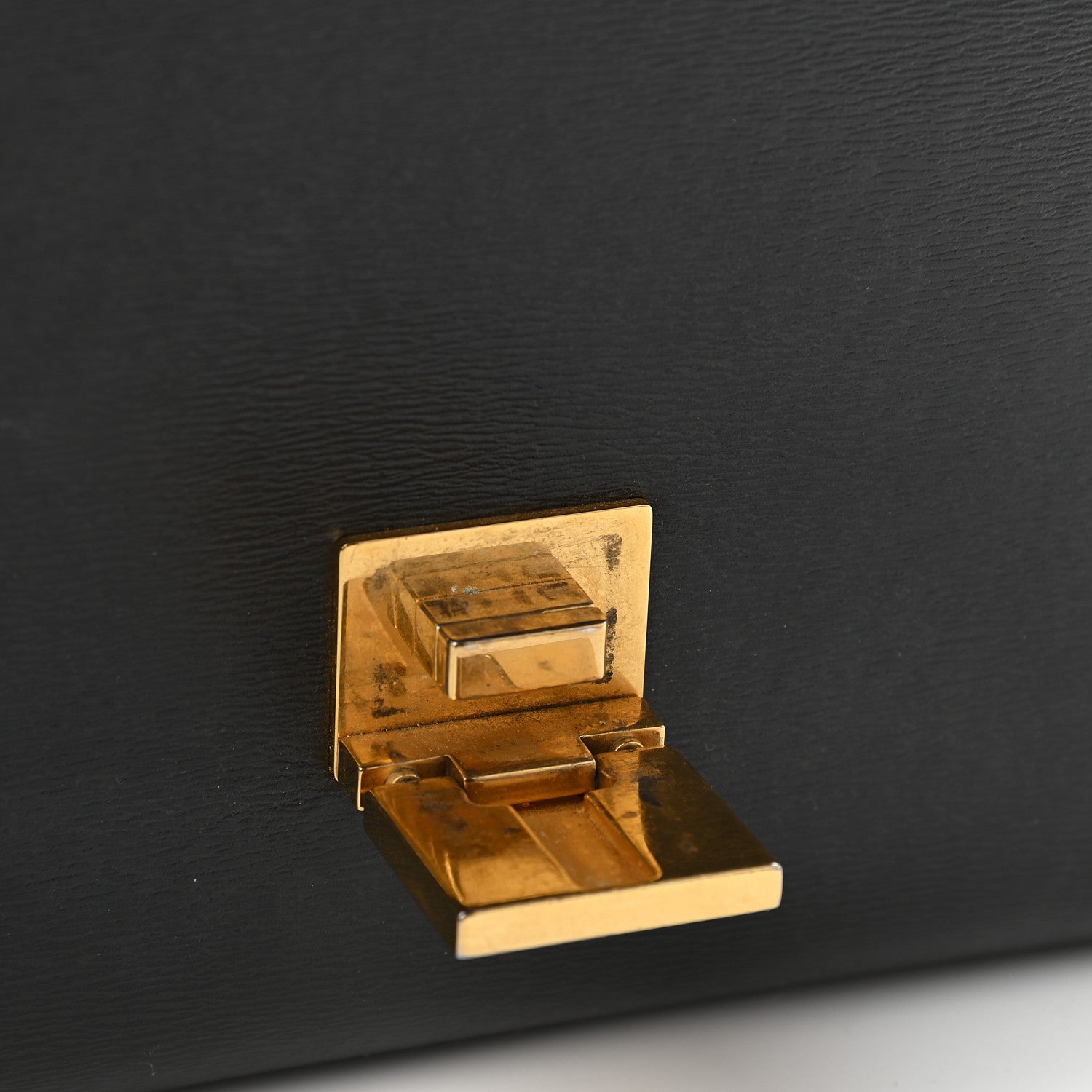 Celine Liege Calfskin Small Trapeze Black 9 of 11