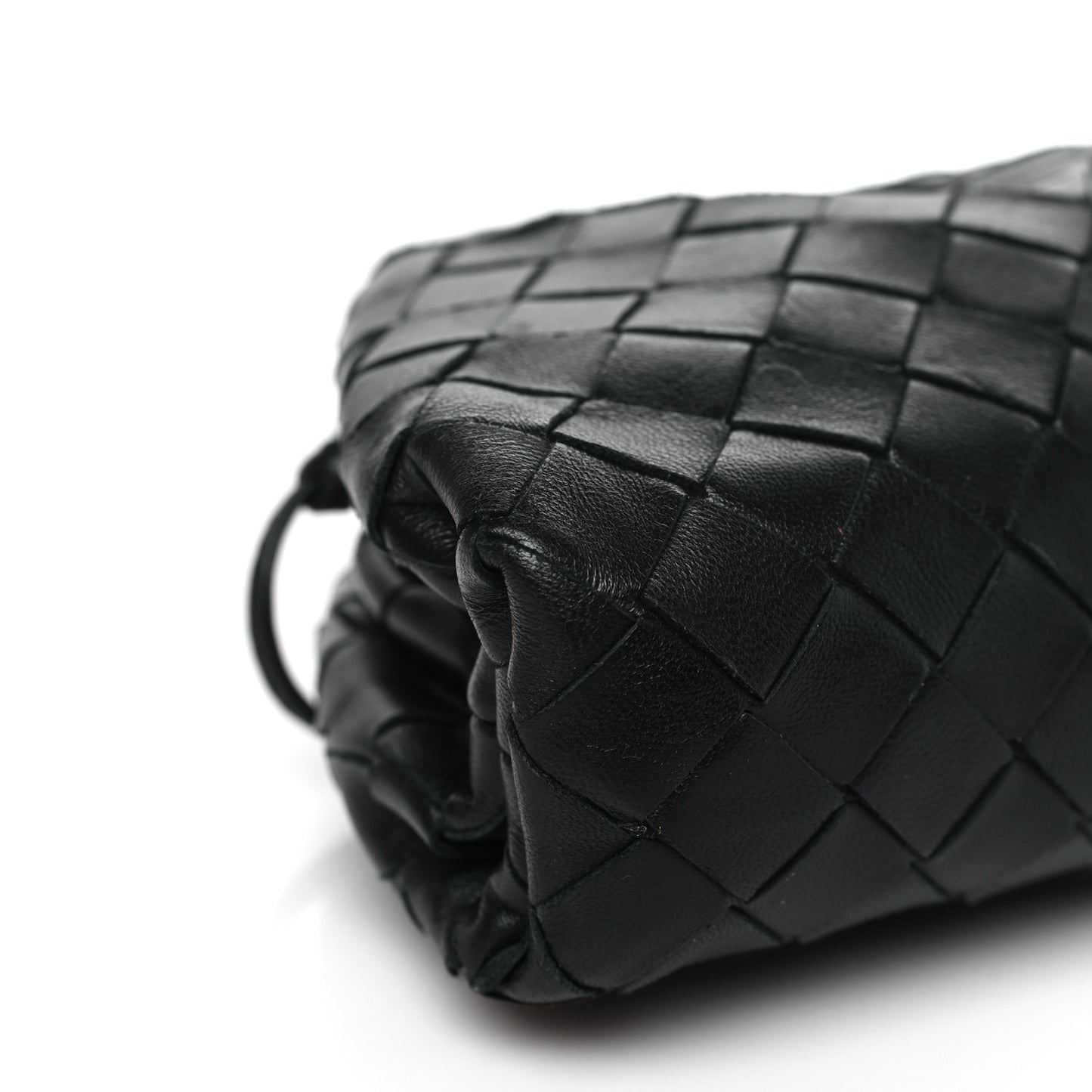 BOTTEGA VENETA Nappa Intrecciato The Mini Pouch Black