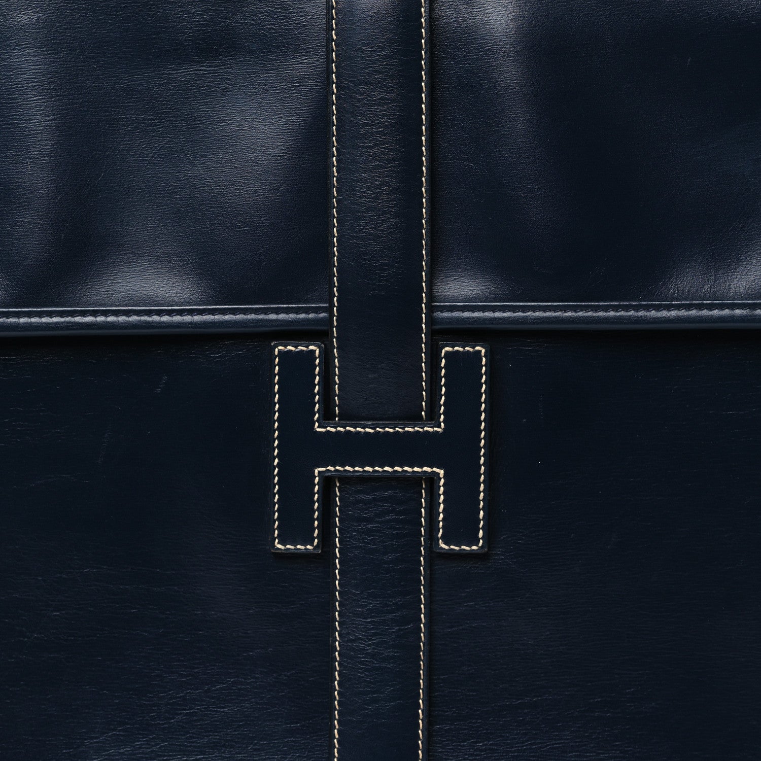 Hermes Box Jige GM Clutch Indigo 8 of 9