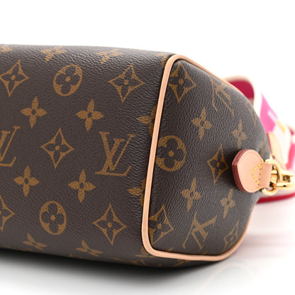 Louis Vuitton Monogram Speedy Bandouliere 20 Fuchsia 9 of 10