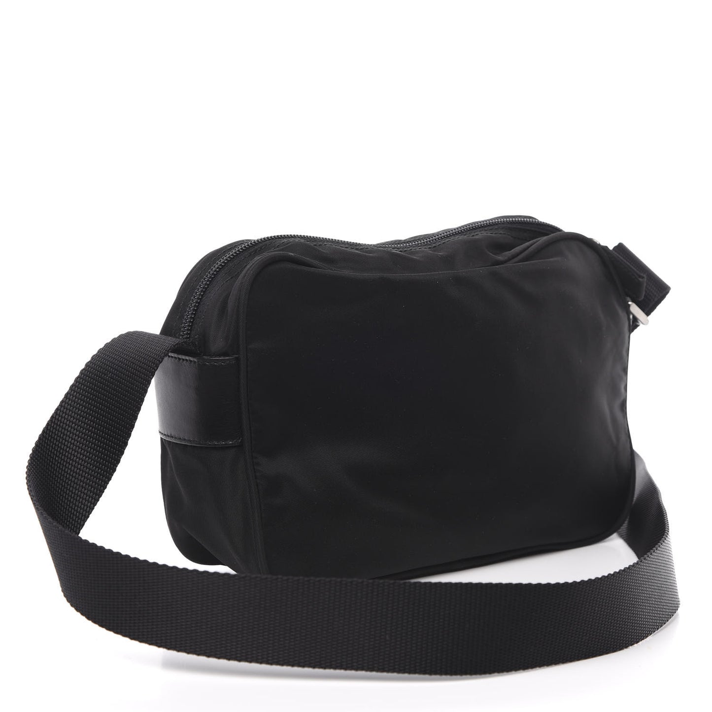 Tessuto Nylon Crossbody Bag Black