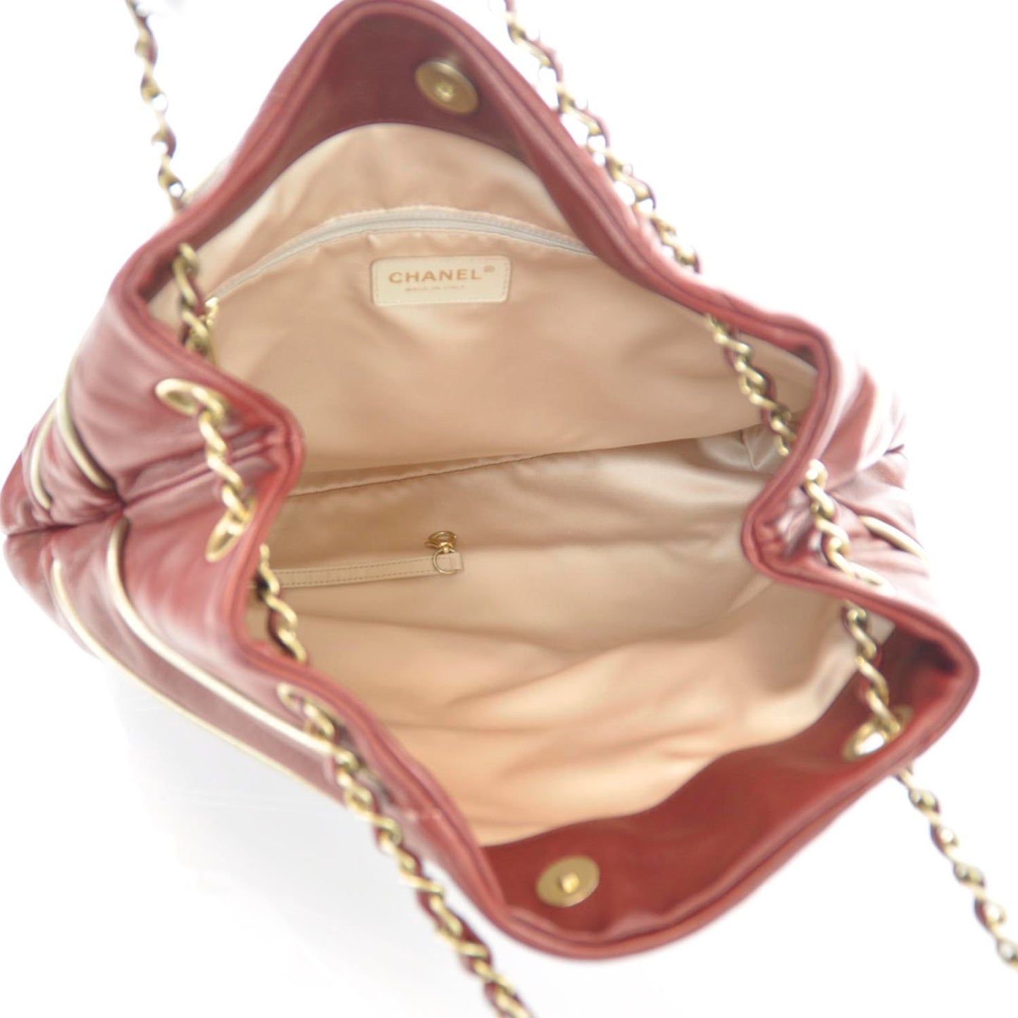 Lambskin Constructivism Tote Red