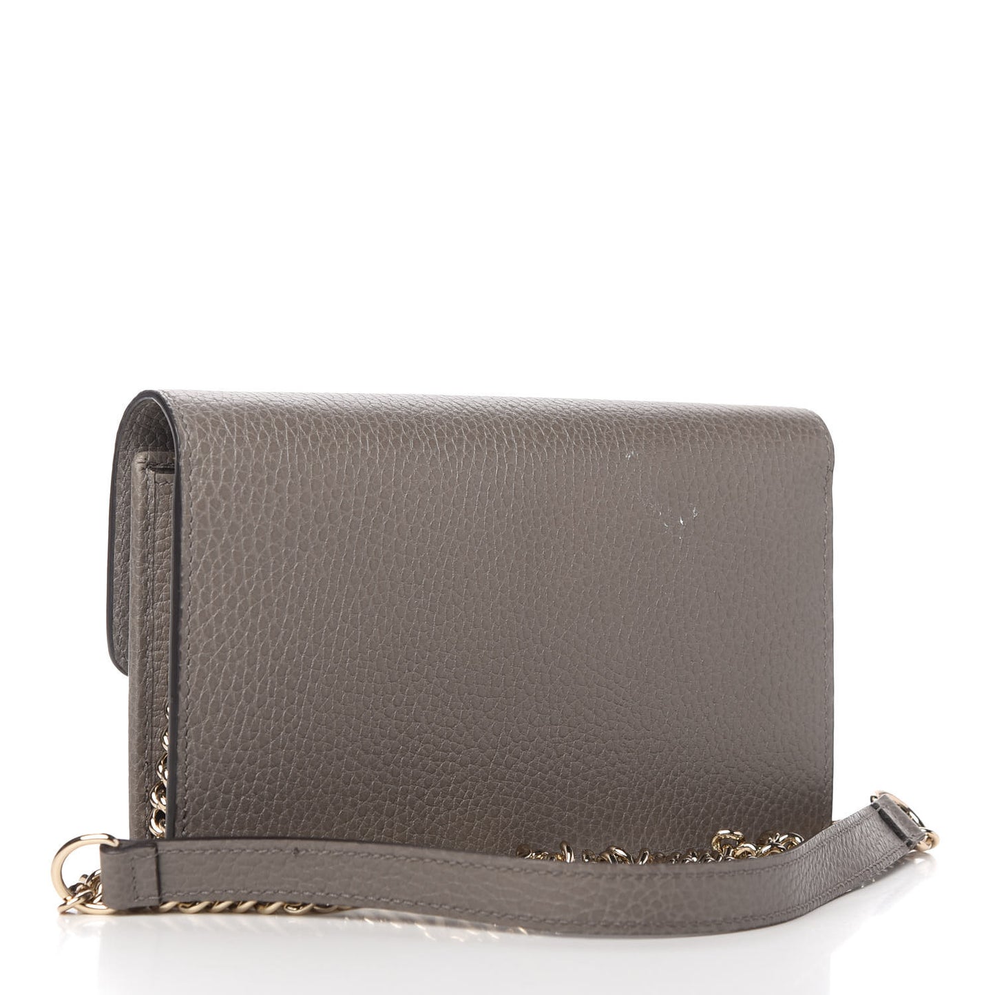Dollar Calfskin Interlocking G Chain Wallet Loess